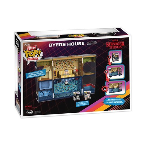 Funko Pop! Bitty Box Stranger Things Byers House Playset - Collectible Vinyl Figure