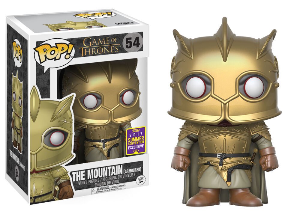 Funko Pop! Vinyl: Game of Thrones - The Mountain (Armoured) #54 2017 Summer Con