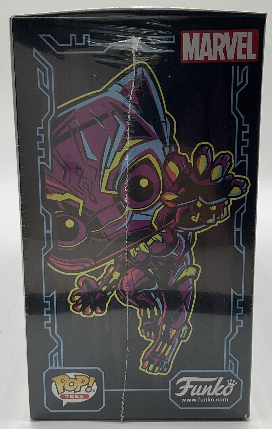 POP! and Tee Marvel Infinity Saga Black Panther Size Large T-Shirt bundle Box