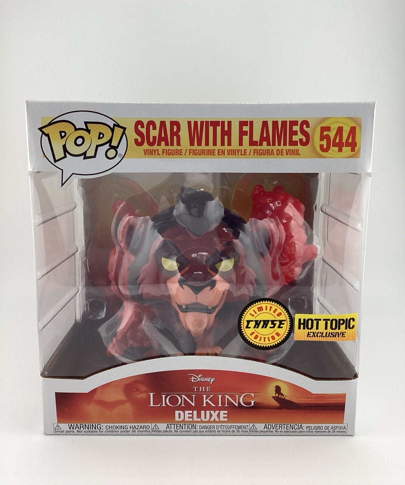 Funko MULTIPLE: Disney - Scar with Flames - Hot Topic (HT) (Exclusive) #544