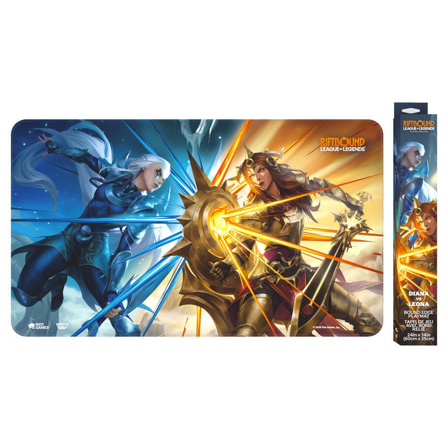 Riftbound LOL TCG Diana vs Leona Playmat