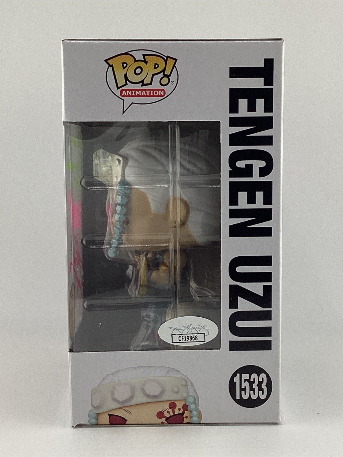 Funko Pop! Demon Slayer -Tengen Uzui CHASE - Signed By Ray Chase *JSA* #1533