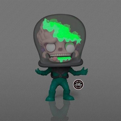 Martian Soldier Funko Pop! Movies Mars Attacks - Approx. 4" Glow Chase Limited Edition Specialty Series Exclusive Collectible Vinyl Figure #1877 Bundled with Display Box Protector Case