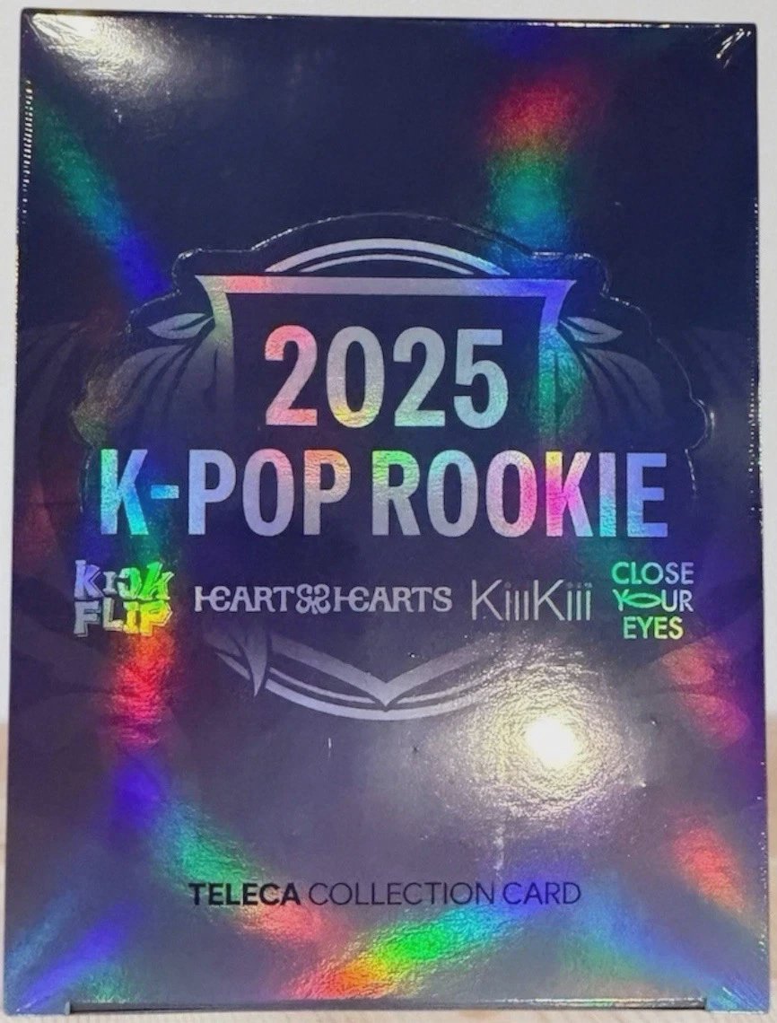 Break & Company K-Pop Rookie 2025 Hobby Box, K-Pop Rookie Teleca Collection, Collectible K-Pop Trading Cards, 2025 Hobby Box for K-Pop Fans & Collectors