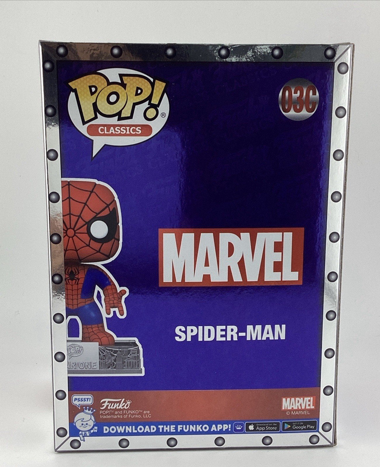 Funko SDCC 2023 Shared: Marvel POP! Classics Spider-Man 25TH Anniversary #03C