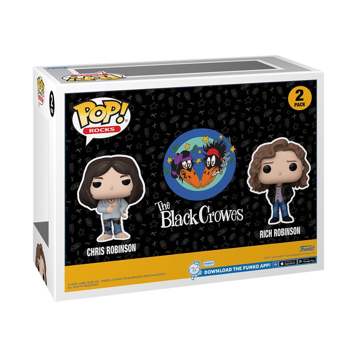 Chris Robinson and Rich Robinson Funko Pop! Rocks The Black Crowes - Approx. 3 3/4" Collectible 2 Vinyl Figures