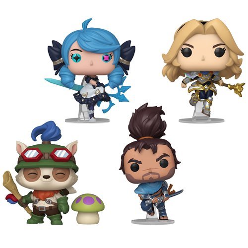 League of Legends Wave 4 Funko Pop! Games - Set of 4 (Gwen #1135, Yasuo #1136, Lux #1137, and Teemo with Mushroom #1138) Collectible Vinyl Figures - Estimated Arrival: Oct. 2025 (PRE-SALE)