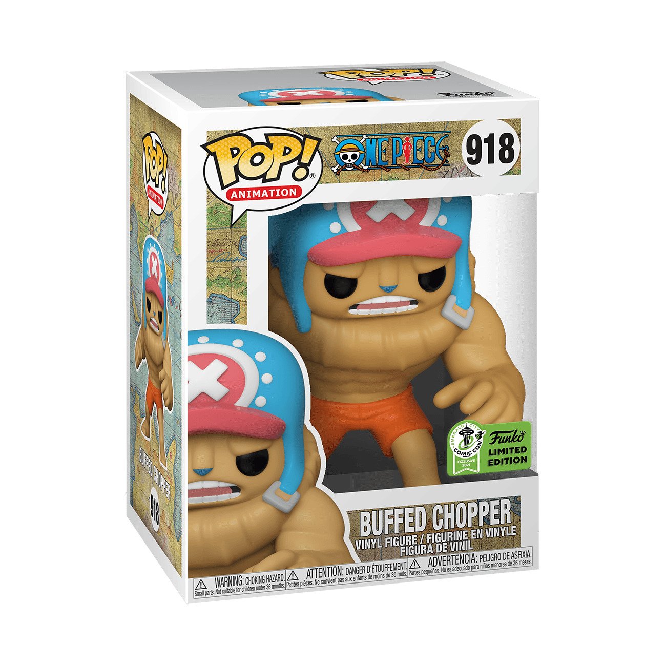 Funko Pop! Vinyl: One Piece - Buffed Chopper #918 - Emerald City Comic Con