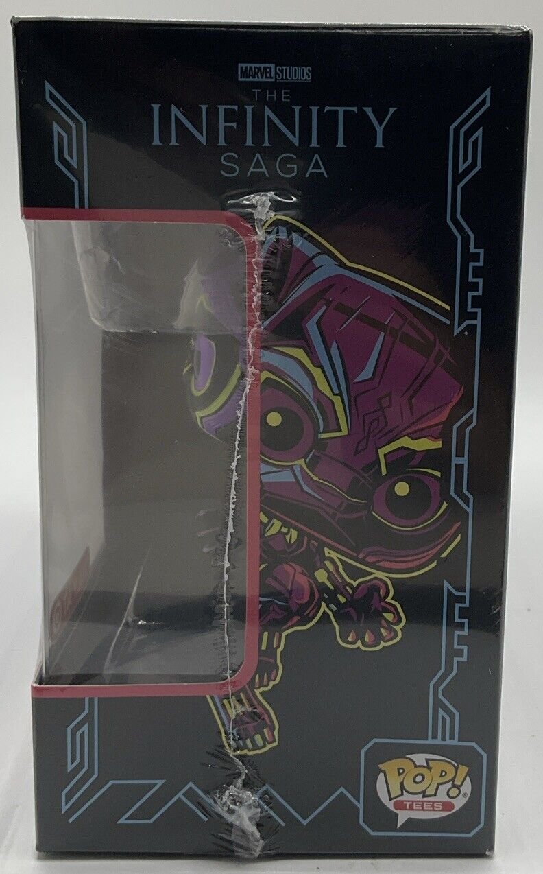 POP! and Tee Marvel Infinity Saga Black Panther Size Large T-Shirt bundle Box