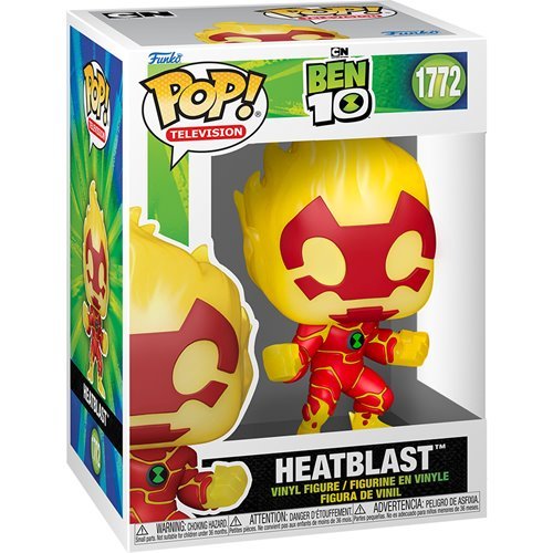 Ben 10 Funko Pop! Television - Set of 2 (Ben Tennyson #1771, and Heatblast #1772) Collectible Vinyl Figures - Estimated Arrival: Oct. 2025 (PRE-SALE)