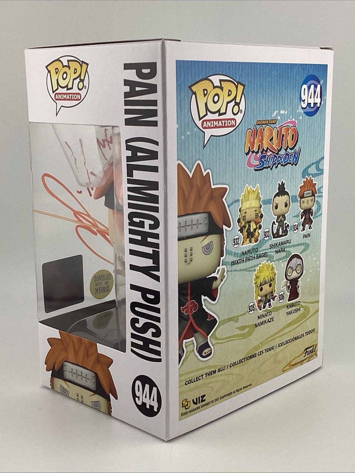 Funko Pop! Vinyl: Naruto - Pain (Glows in the Dark) - C.C Signed Troy Baker