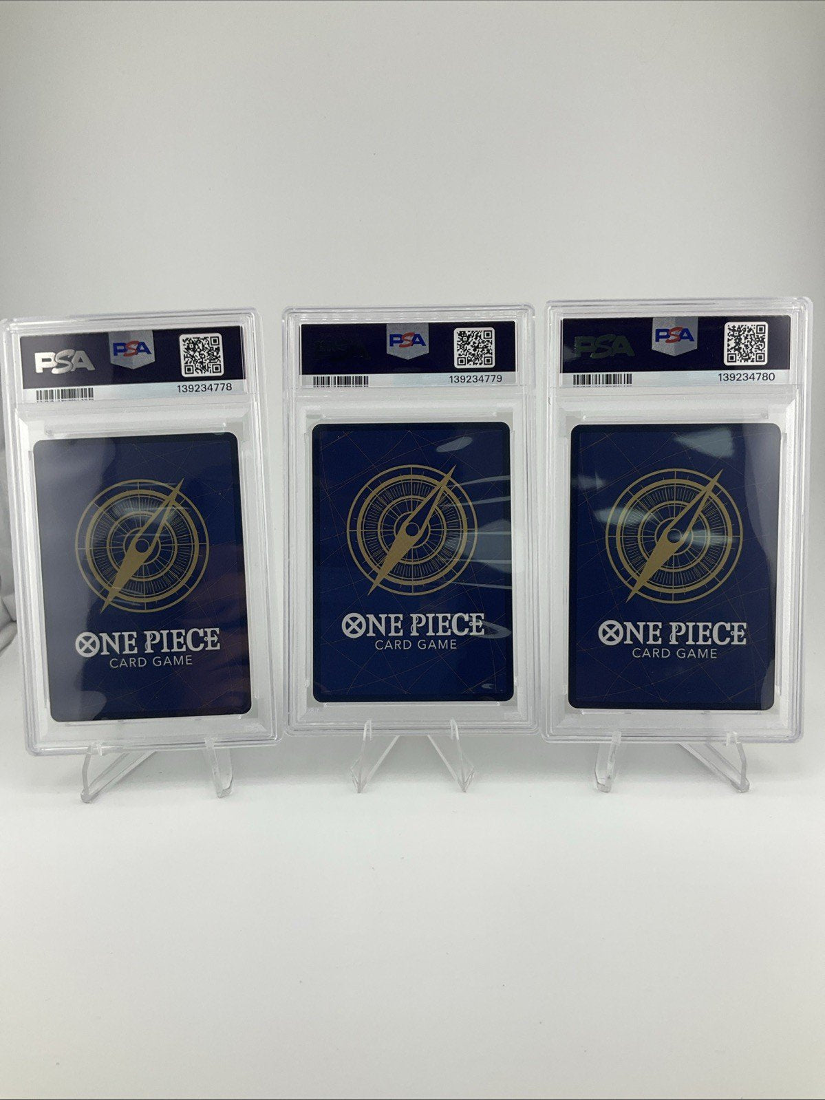 2025 One Piece 3rd Anniversary Winner Sabo Luffy Ace PSA 10 Sequential Set Of 3
