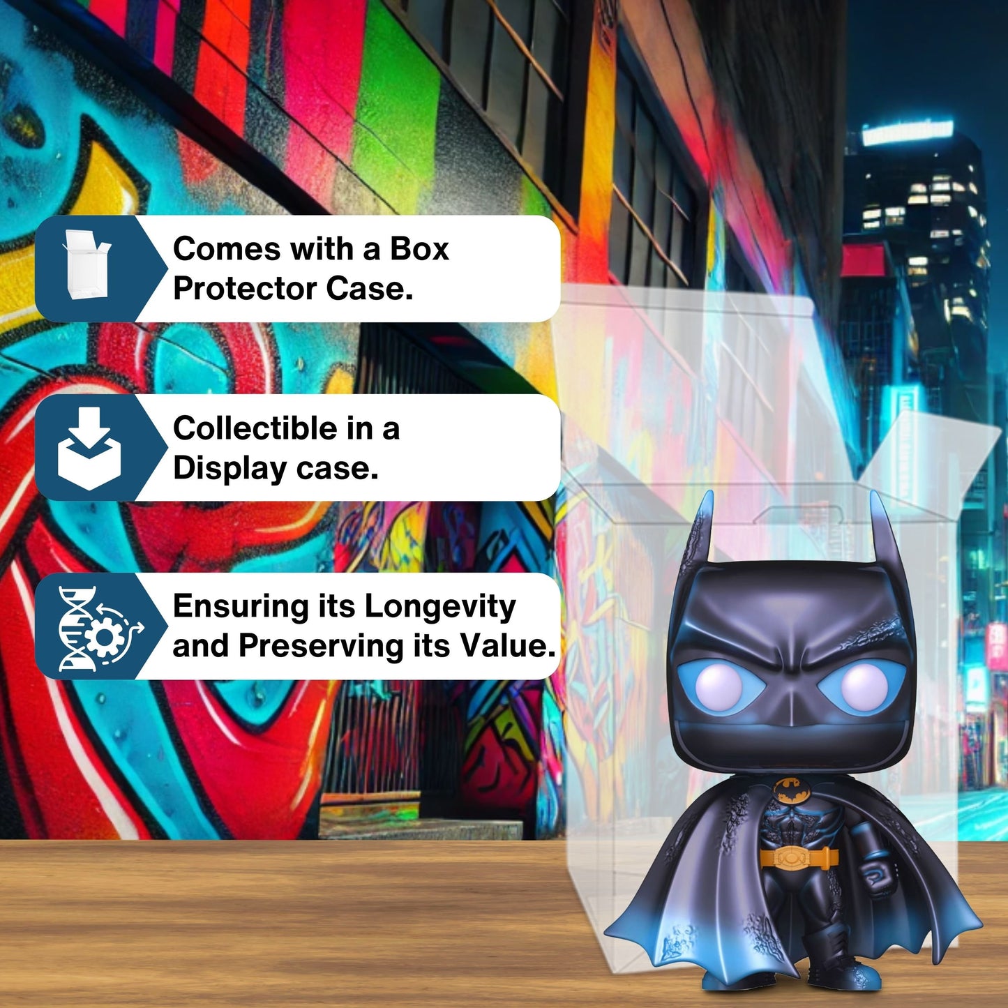 Batman Funko Pop! Heroes - 85th Anniversary Hikari Entertainment Earth Exclusive Limited Edition - Approx. 4 1/2" Collectible Vinyl Figure # 515 with Display Box Protector Case