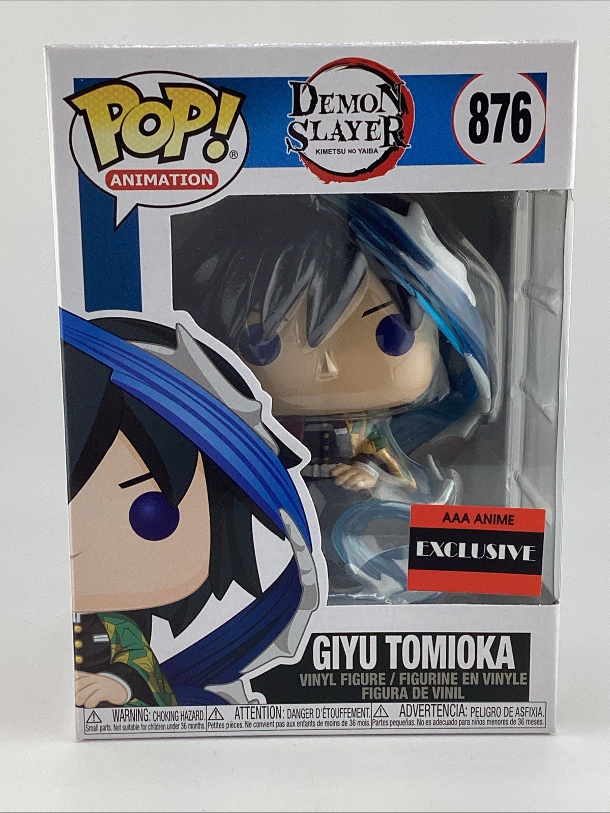 Funko Pop! Vinyl: Demon Slayer: Kimetsu no Yaiba - Giyu Tomioka - AAA Anime #876