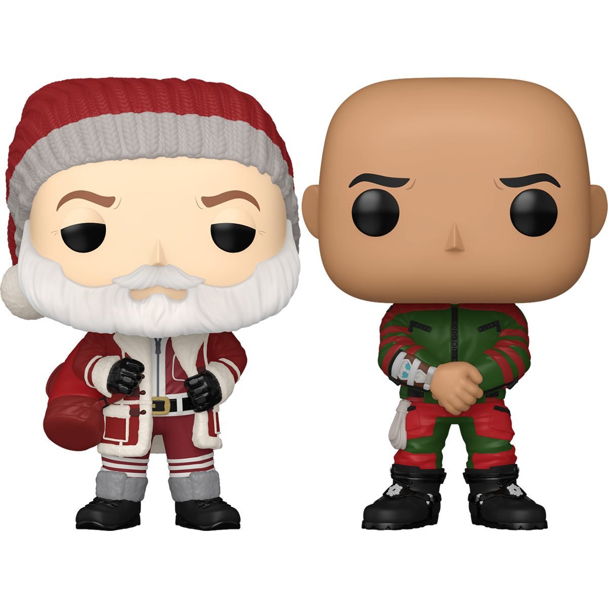 Red One Funko Pop! Movies Set of 2 (Nick #1686, Callum Drift #1685) Collectible Vinyl Figures