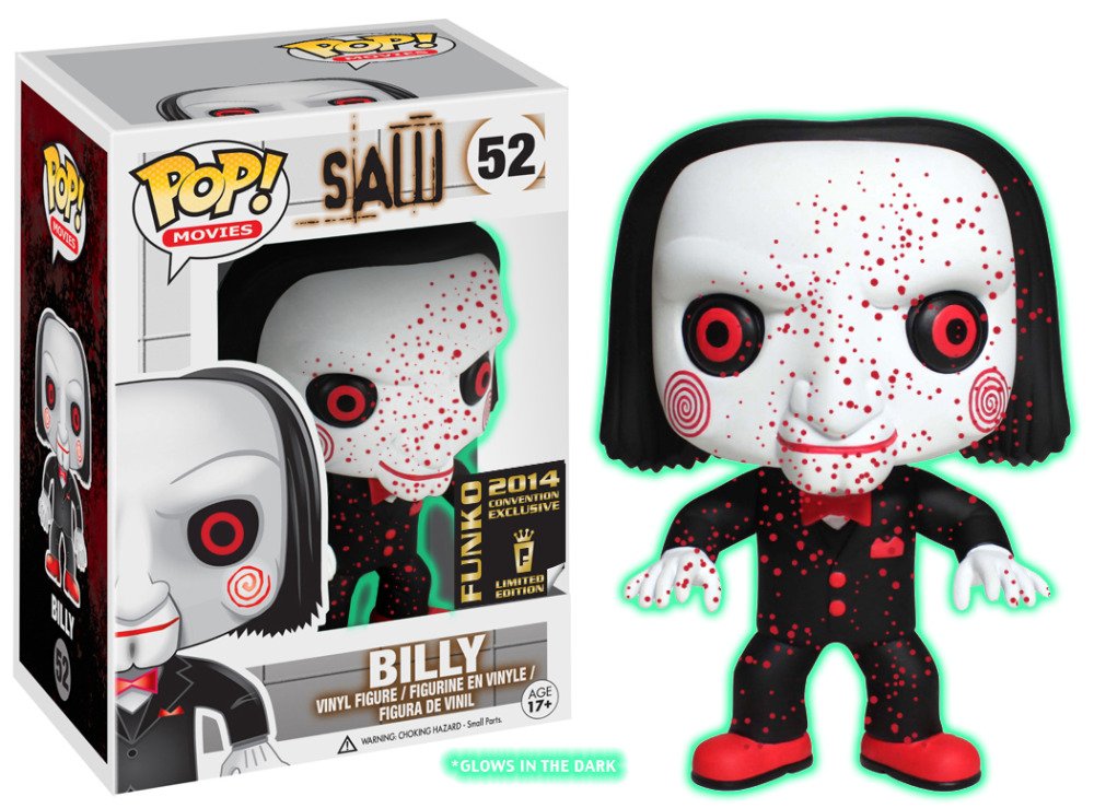 Funko Pop! Vinyl: Billy the Puppet - (Bloody , Glow) - #52