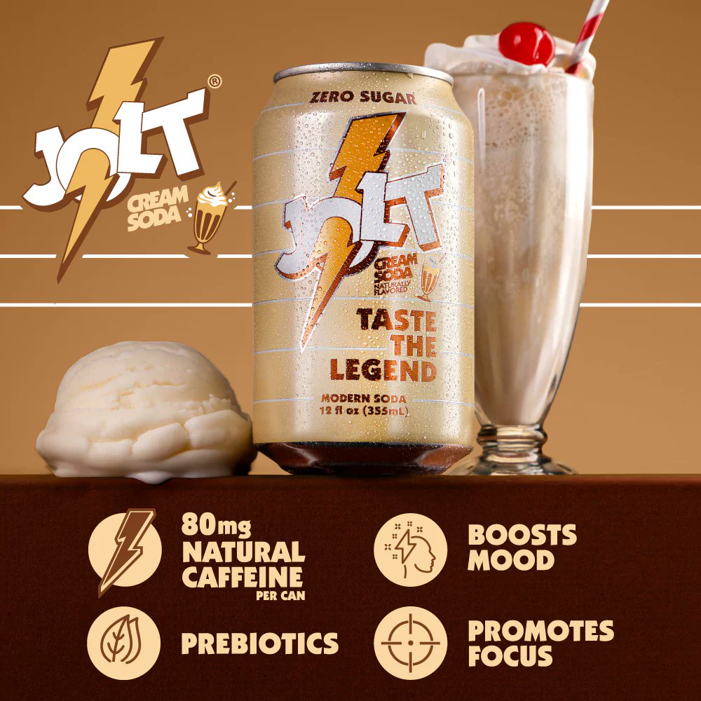 Jolt Cream Soda Modern Soda