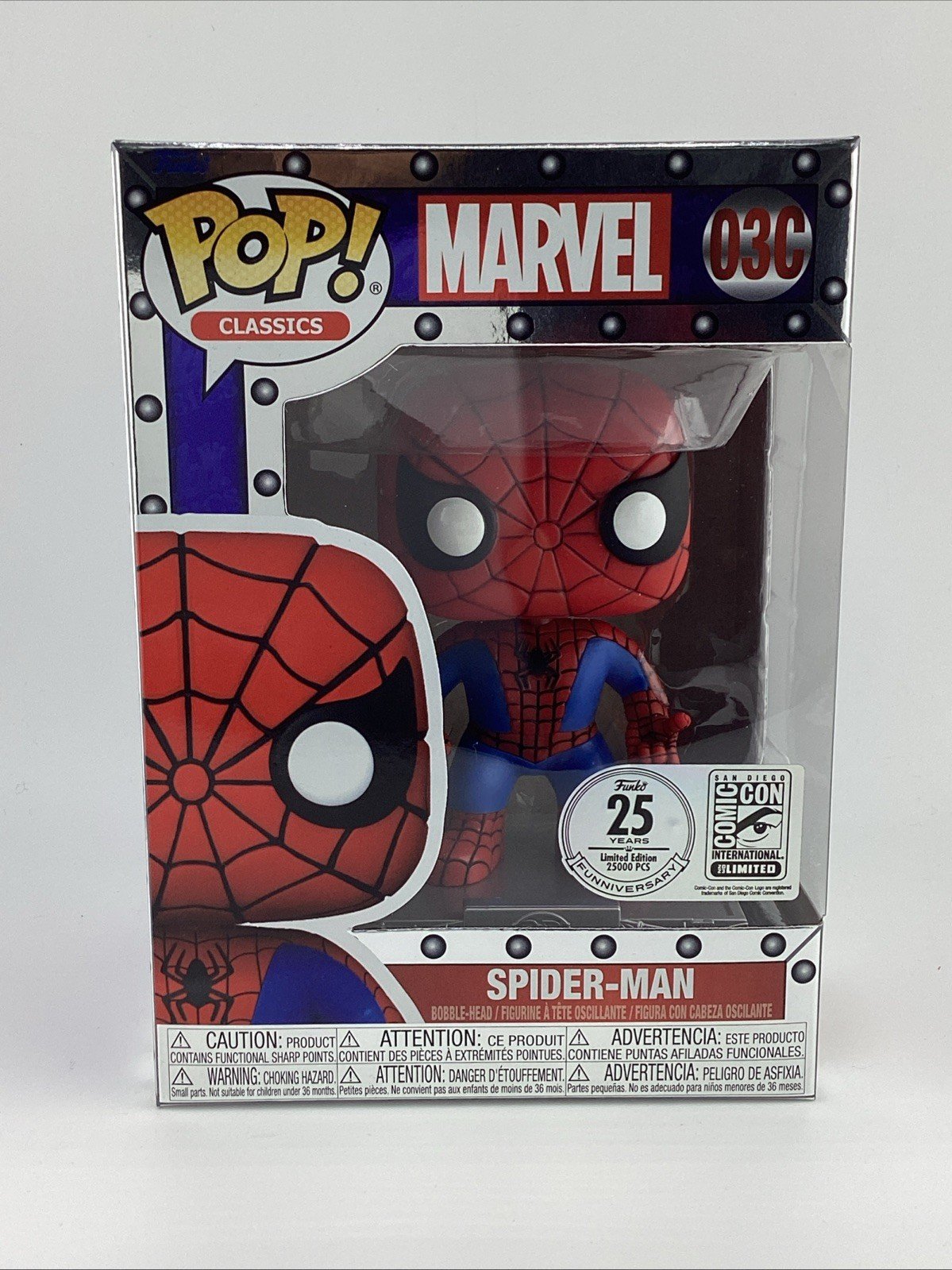 Funko SDCC 2023 Shared: Marvel POP! Classics Spider-Man 25TH Anniversary #03C