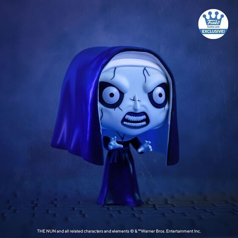 The Nun (Moonlit Demonic) Funko Pop! Movies The Conjuring Universe - Approx. 3.8" Exclusive Collectible Vinyl Figure #776 with Display Box Protector Case