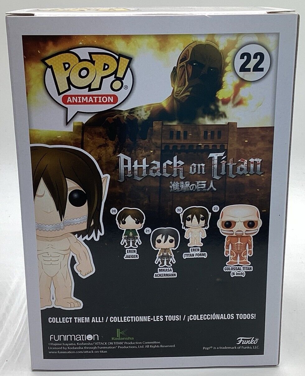 Funko Pop! Vinyl: Attack on Titan - Eren Jaeger (Titan Form) - Hot Topic...