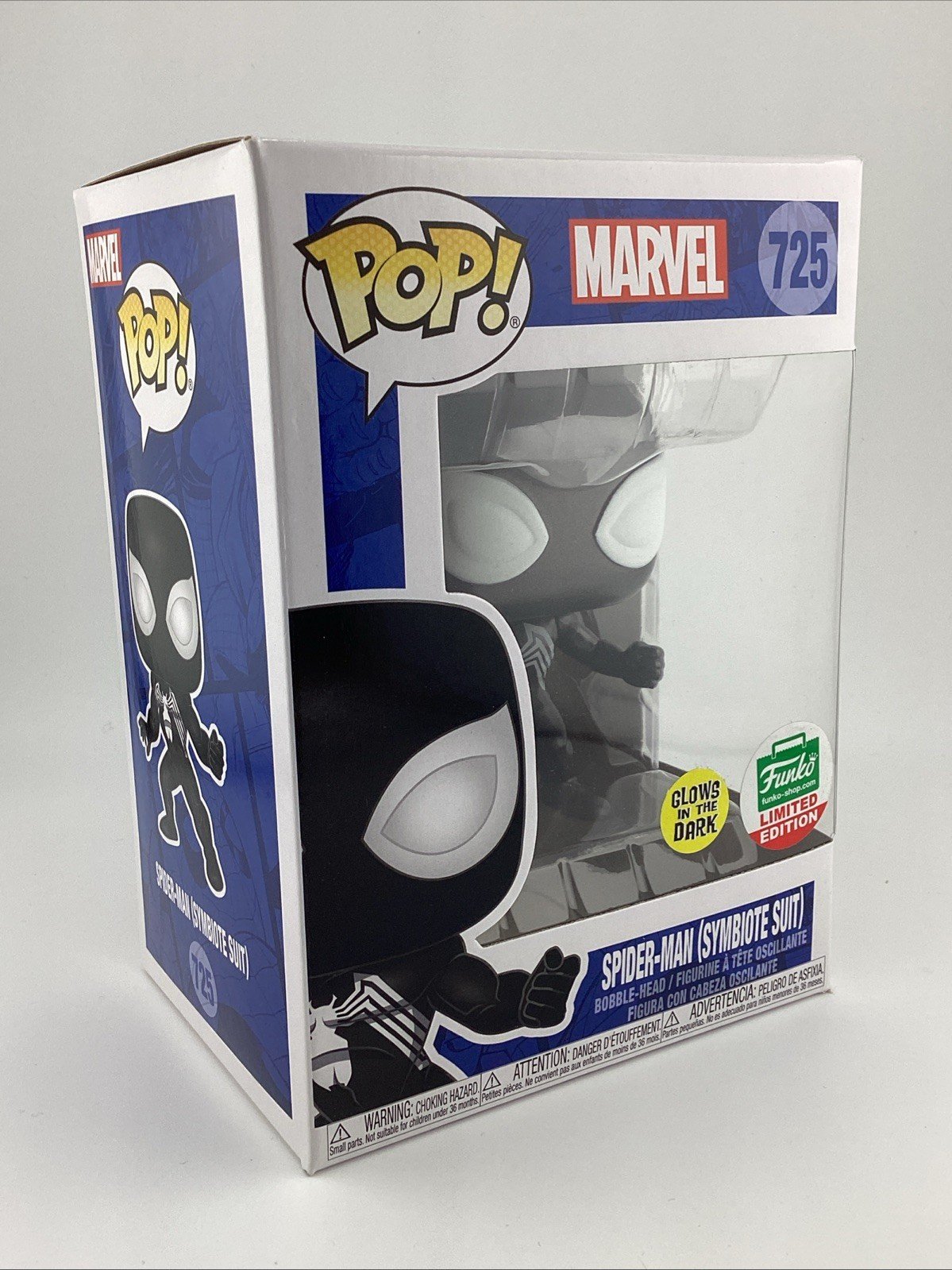 Funko Pop! Vinyl: Marvel - Spider-Man (Symbiote Suit) (Glows) #725