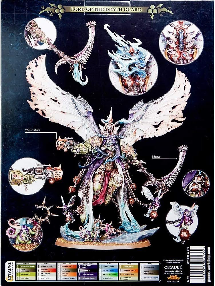 Warhammer 40,000 Death Guard Mortarion Daemon Primarch of Nurgle - 1 Citadel Miniature