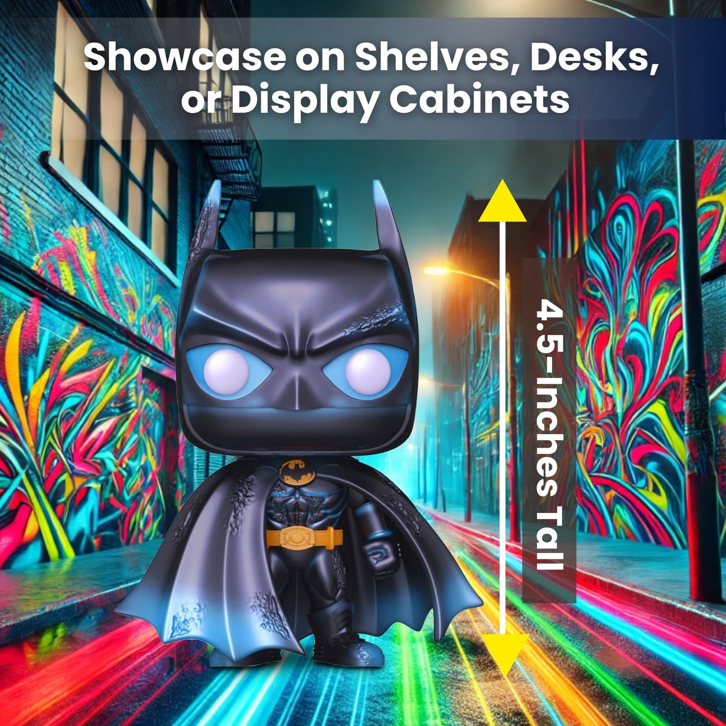 Batman Funko Pop! Heroes - 85th Anniversary Hikari Entertainment Earth Exclusive Limited Edition - Approx. 4 1/2" Collectible Vinyl Figure # 515 with Display Box Protector Case