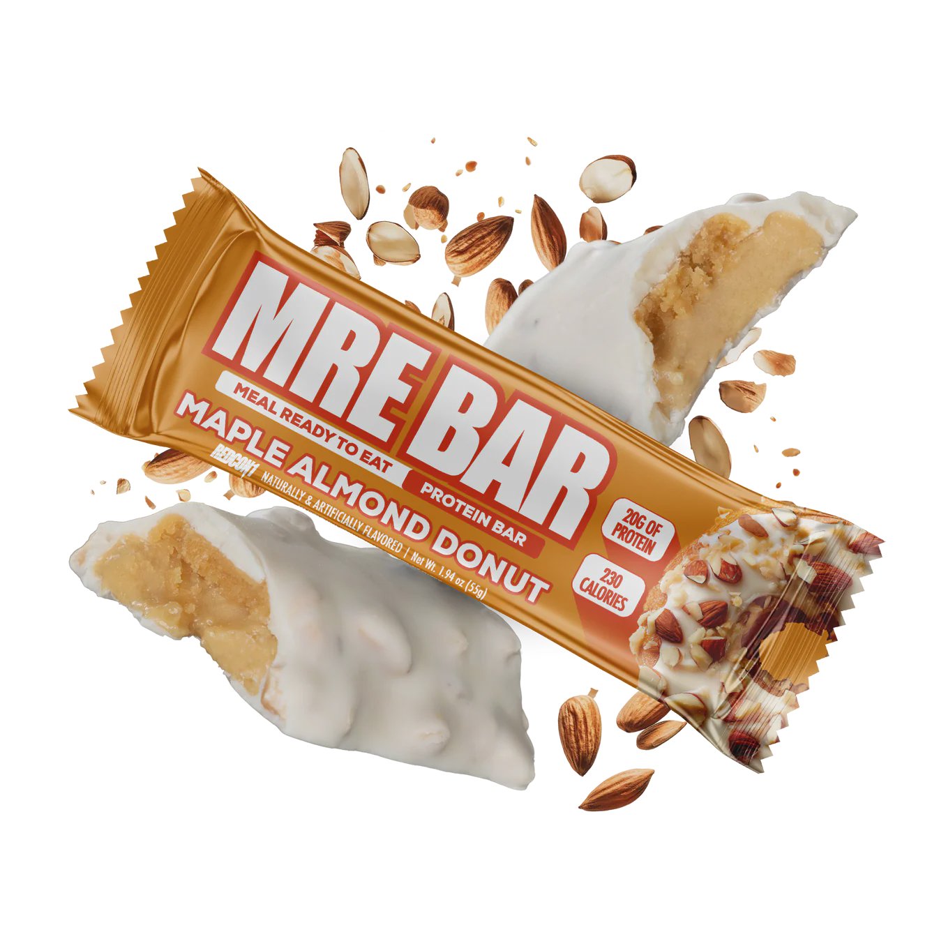 MRE Protein Bar Maple Alm. Donut