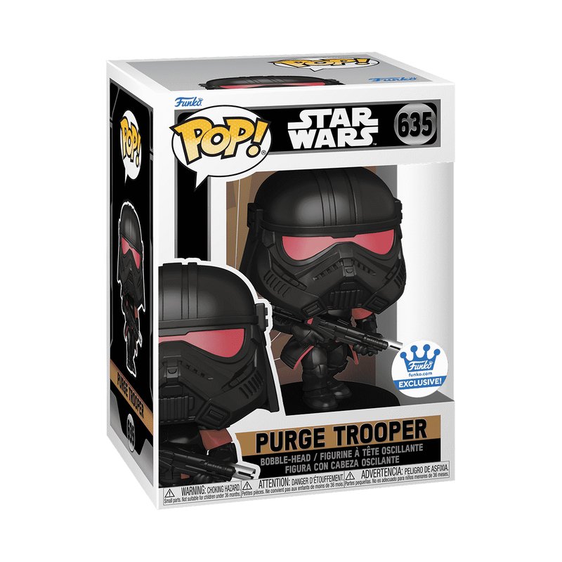 Purge Trooper Funko Pop! Star Wars - Approx. 3.75" Collectible Exclusive Vinyl Figure #635 with Display Box Protector Case