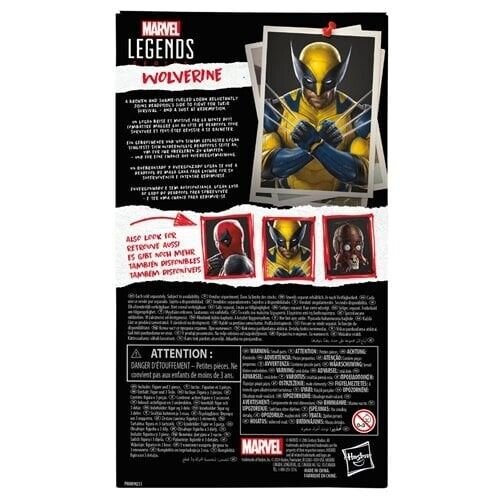 Wolverine Hasbro Marvel Legends Series Deadpool and Wolverine - 6-Inch Collectible Action Figure