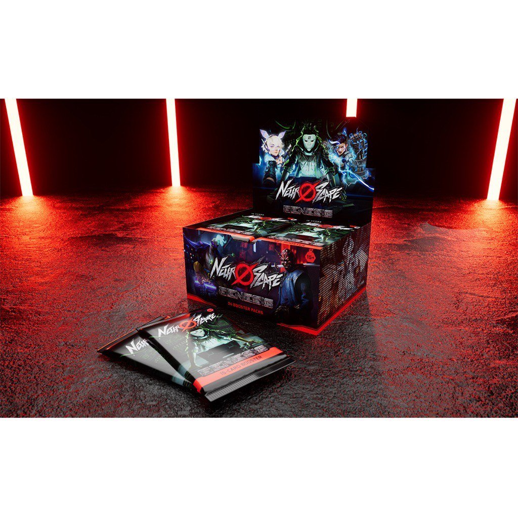 Neuroscape Genesis Unlimited Booster Box – 24 Booster Packs (PRE-ORDER)