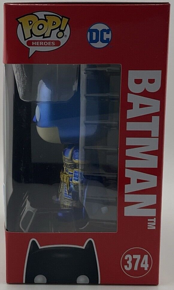Funko POP! Heroes: DC - Batman (Metallic) 2021 Summer Convention #374 Figure C03