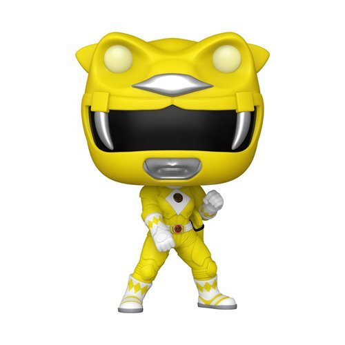 Yellow Ranger #1781 Funko Pop! Movies Mighty Morphin Power Rangers: The Movie - Approx. 3 3/4" Glows In The Dark Collectible Vinyl Figure Bundled with Display Box Protector Case