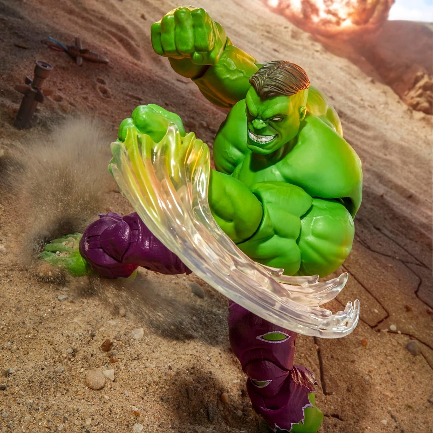 Marvel Legends Maximum Series Hulk Deluxe 6" Action Figure with Accessories