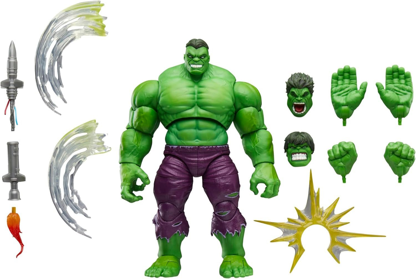 Marvel Legends Maximum Series Hulk Deluxe 6" Action Figure with Accessories