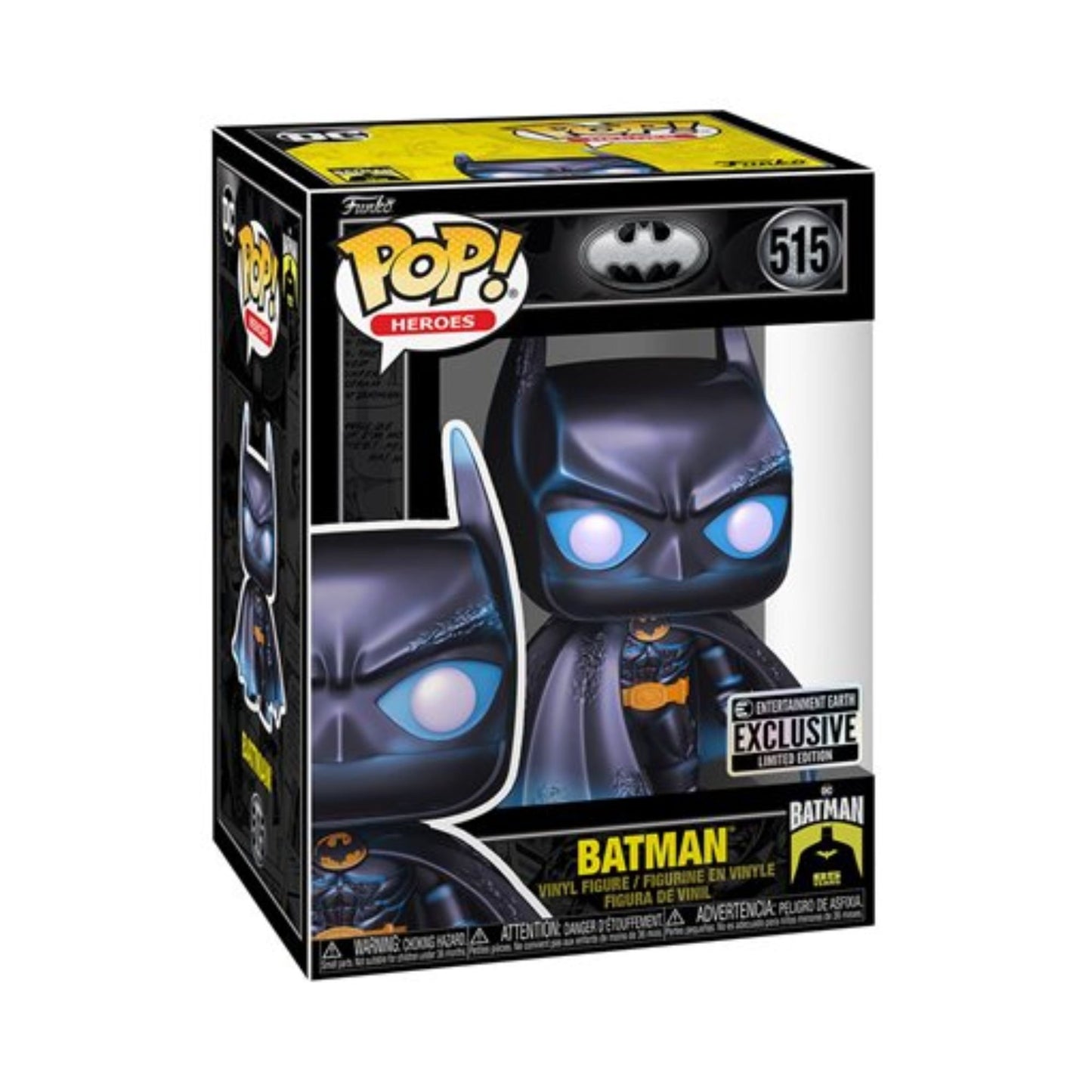 Batman Funko Pop! Heroes - 85th Anniversary Hikari Entertainment Earth Exclusive Limited Edition - Approx. 4 1/2" Collectible Vinyl Figure # 515 with Display Box Protector Case