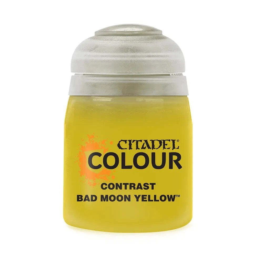 Warhammer Citadel Contrast: Bad Moon Yellow Paint Bottle 18ml