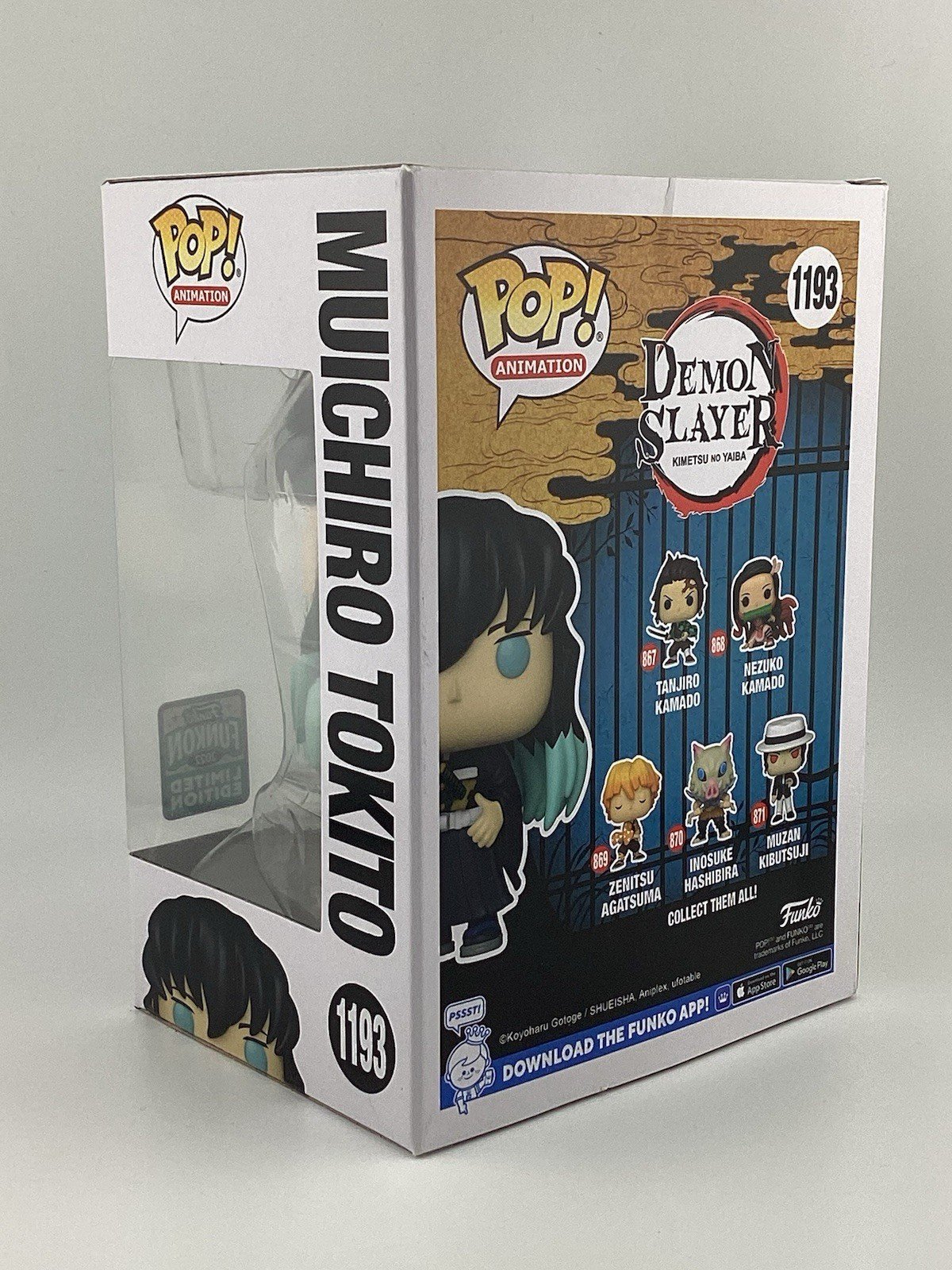 Funko Pop! Vinyl: Demon Slayer: Kimetsu no Yaiba - Muichiro Tokito