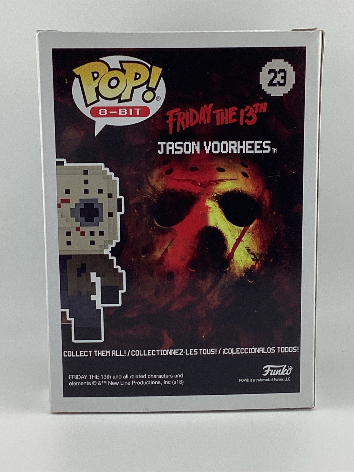 Funko Pop! 8-Bit: Friday the 13th - Jason Voorhees Signed C J Graham #23