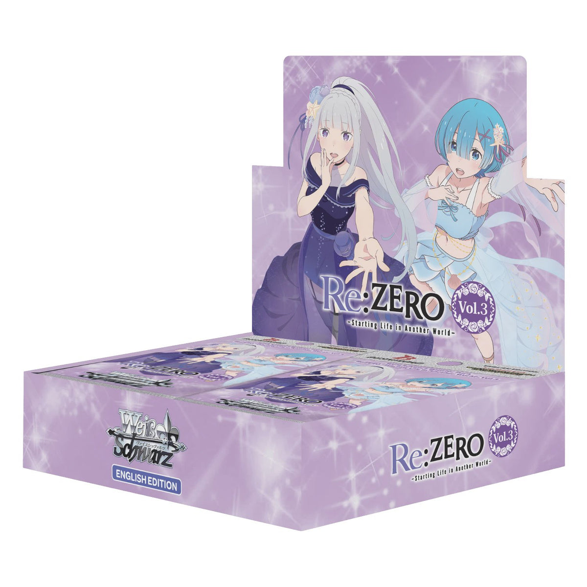 Weiss Schwarz Re Vol. 3 Booster Box | Collectible Trading Cards TCG | Anime Card Game Booster Box for Re Fans and Collectors