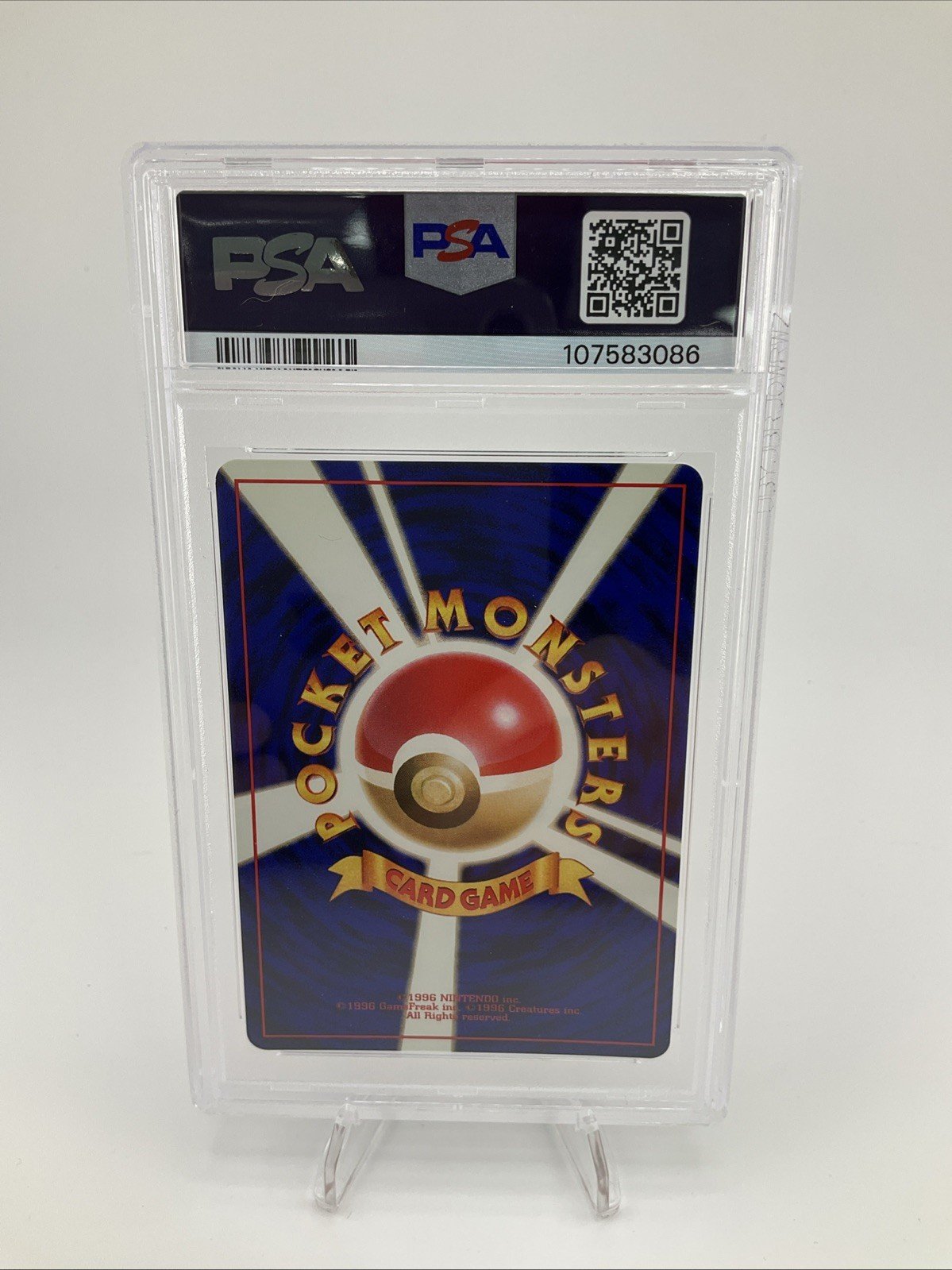 PSA 9 MINT Pokémon 1997 Japanese Rocket Dark Charizard Holo No. 006