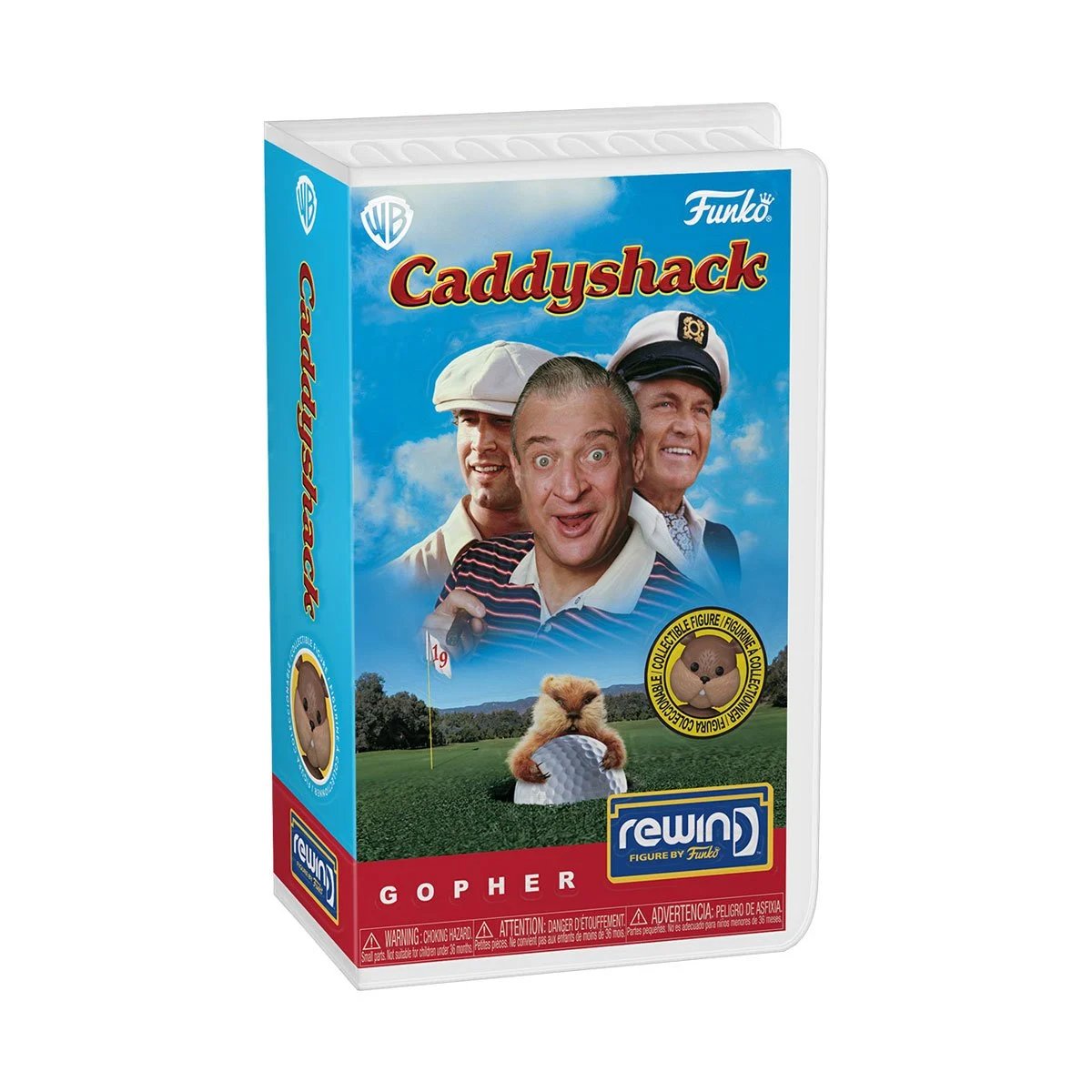 Gopher Funko Rewind WB: Caddyshack- Approx. 2 1/2" Collectible Chase Vinyl Figure with Case