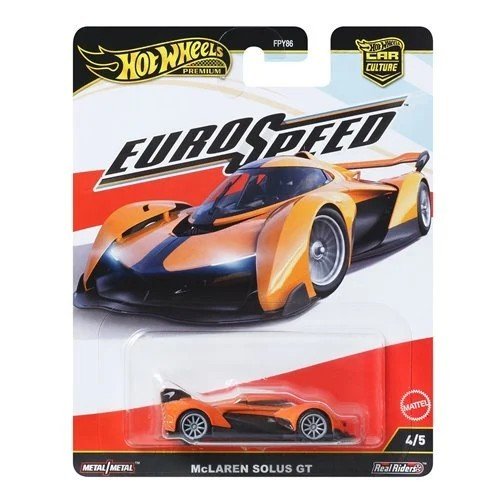 Hot Wheels Premium Car Culture 2025 Mix 6 Bundle Pack of 5 (Bugatti Bolide 1/5, Aston Martin Vantage GTE 2/5, Speed LaFerrari 3/5, McLaren Solus GT 4/5, and Automobili Pininfarina Battista 5/5) Collectible Toy Car Vehicles