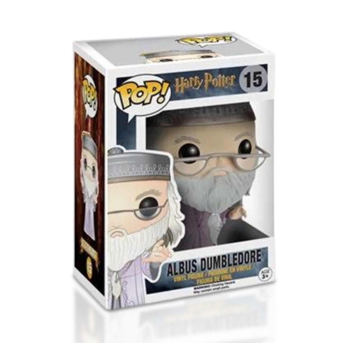 Albus Dumbledore in Purple with Wand Funko Pop! Harry Potter - Approx. 3 3/4 " Collectible Vinyl Figure #15 with Display Box Protector Case