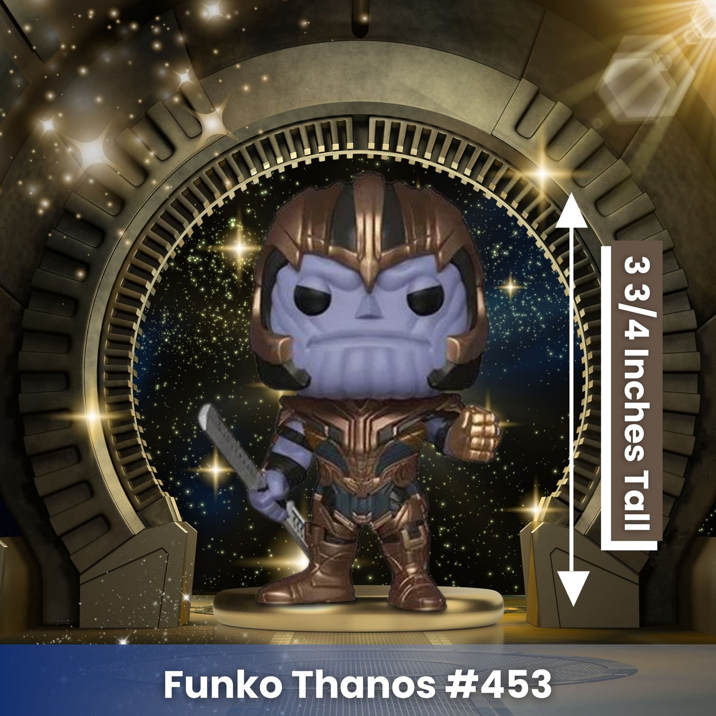 Thanos Funko Pop! Marvel Avengers: Endgame - Approx. 3 3/4" Collectible Vinyl Figure #453 with Display Box Protector Case