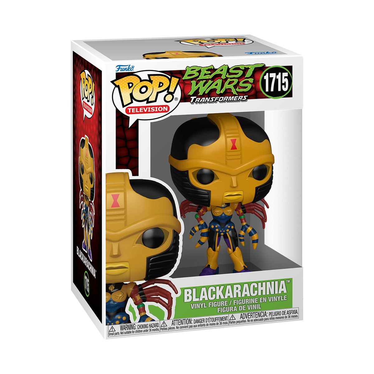 Blackarachnia #1715 Funko Pop! Television Transformers: Beast Wars - Approx. 4" Collectible Vinyl Figure Bundled with Display Box Protector Case