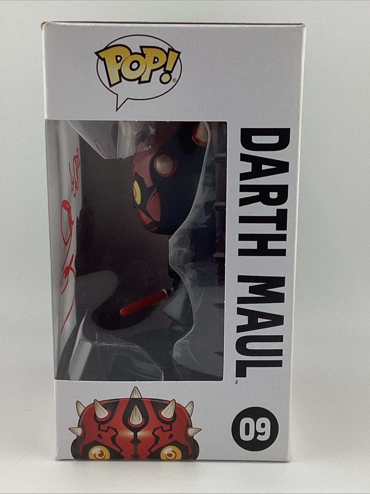 Funko Pop! Vinyl: Star Wars - Darth Maul #09 Signed Ray Park