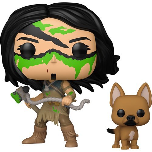 Naru with Sarii #1910 Funko Pop! Buddy Plus Prey - Approx. 3 1/2" (Naru) and 1 3/4"(Sarii) Glows In The Dark Collectible Vinyl Figures Bundled with Display Box Protector Case