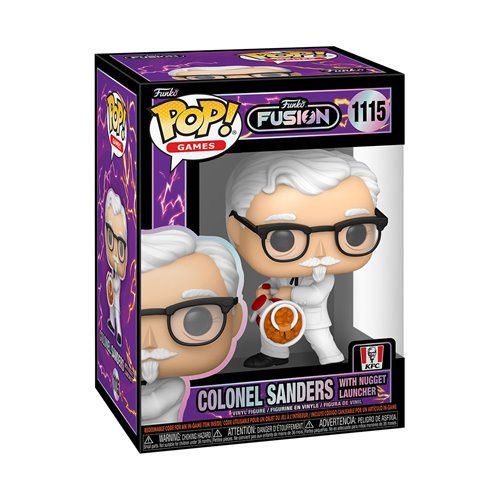Funko Fusion Wave 3 Funko Pop! Games - Set of 4 (Freddy Fazbear with Pizza Launcher #1096, Mega Man #1097, Colonel Sanders #1115, and Invincible #1098) Collectible Vinyl Figures - Estimated Arrival: Oct. 2025 (PRE-SALE)