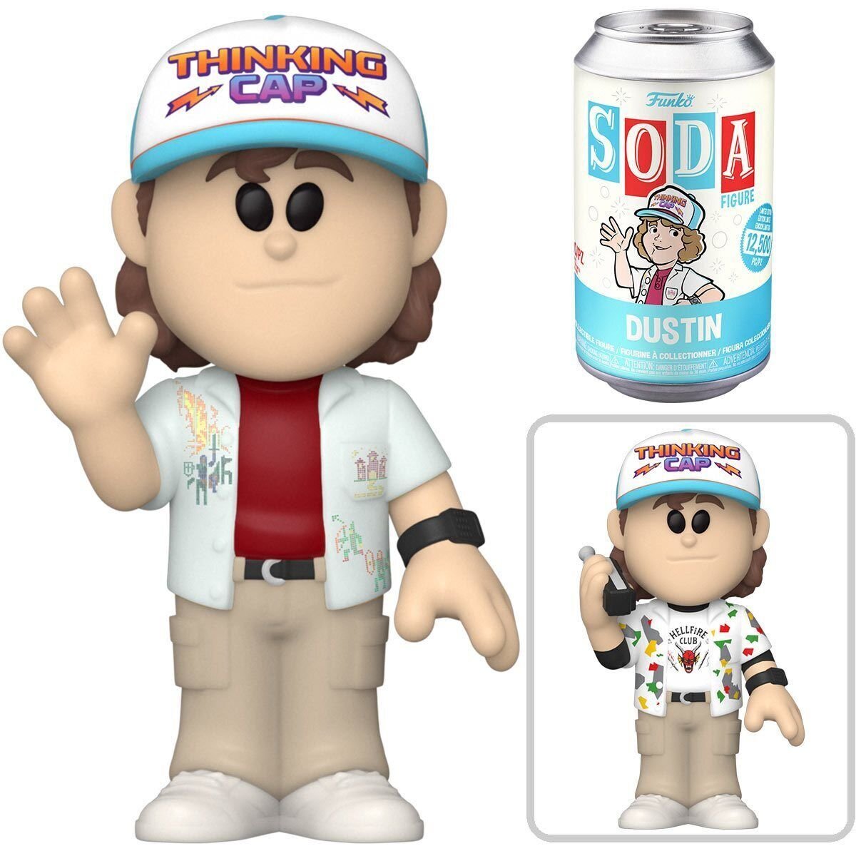 Funko Vinyl Soda Stranger Things - Dustin 4.25 in Collectible Figure Chase